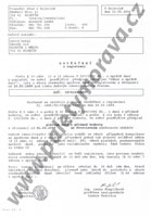 Osv�d�en� o registraci