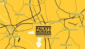 Palety Morava - filialen Hulín